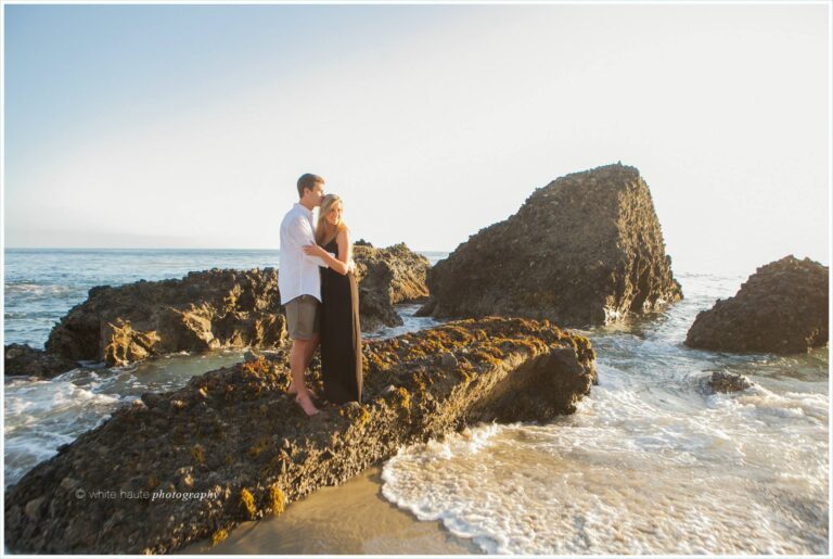 Scott & Kylie's engagement session in Laguna Beach California. Photos by Poppy & Hive Photography.