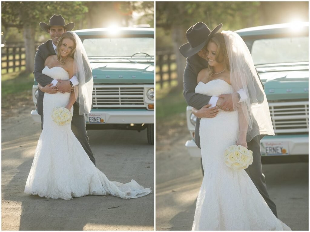 Poppy & Hive Photography with Crosby and Kasey for their rustic horse ranch barn wedding at Ocean Breeze Ranch in Fallbrook, near San Diego California