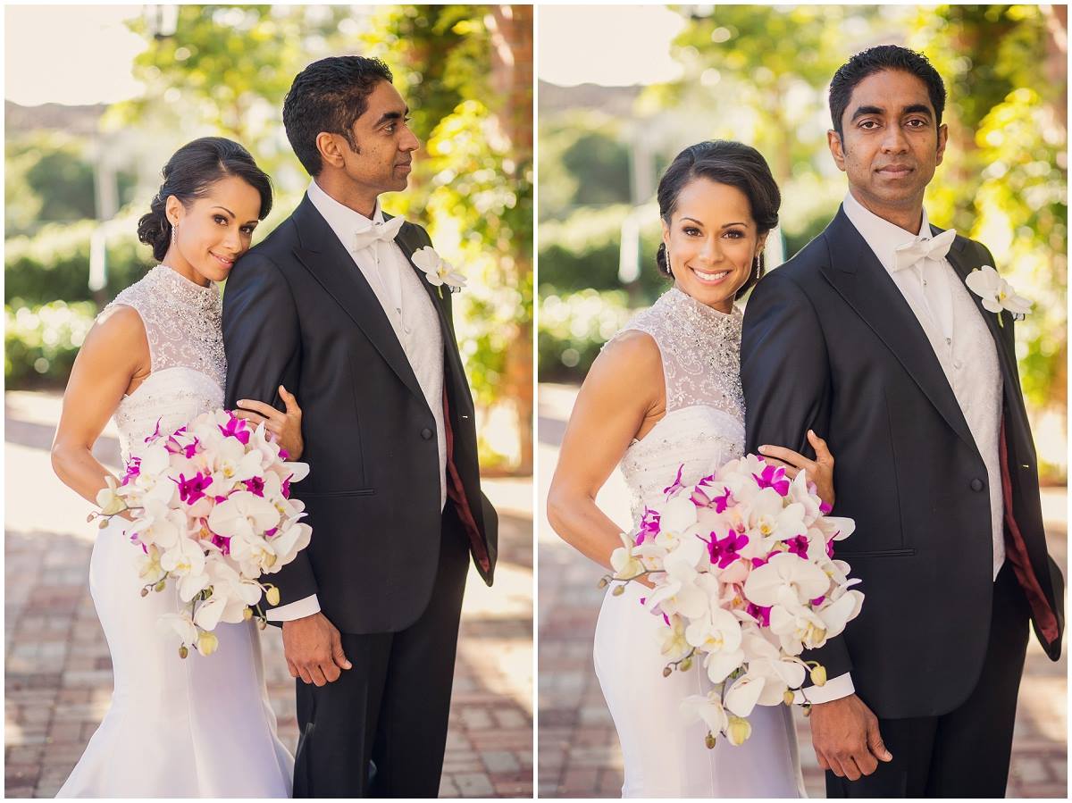 Mel & Neimat's luxurious Montecito wedding near Santa Barbara California. Photos by Poppy & Hive Photography.