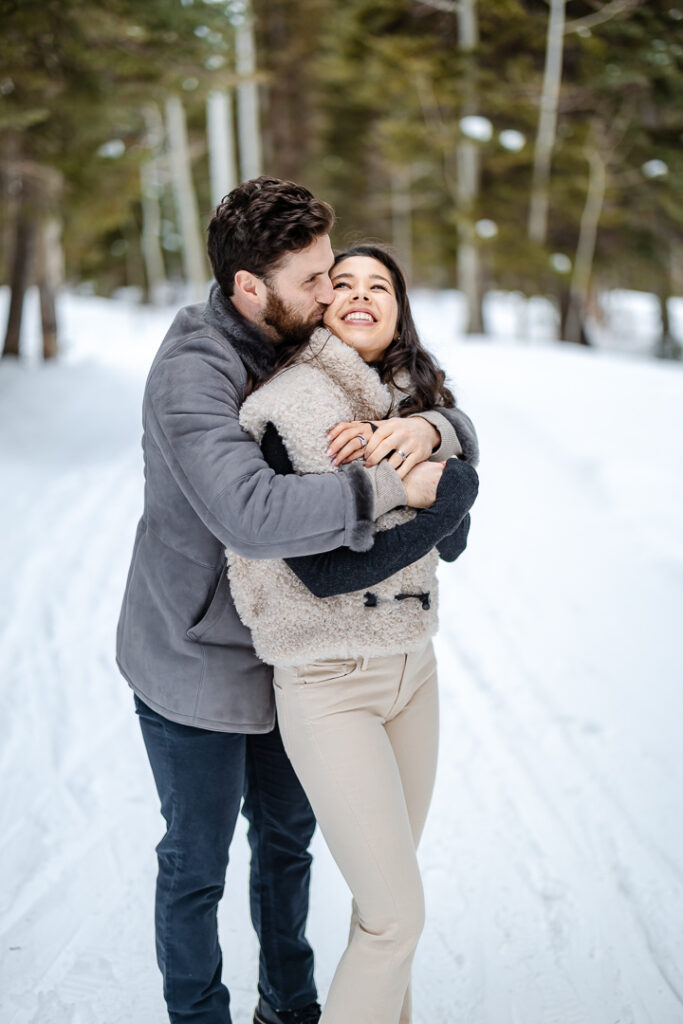 Captured by Poppy & Hive Photography, Park City Utah Family Session: The Kerfoot Family | Category: Families | Keywords: Textile, Happiness, Winter, Fur, Love, Romance, Hug, Snow, Smile, Freezing, People in nature, Honeymoon, Outerwear, Clothing, Jacket, Knit cap, Child, Wool, Toddler, Woolen, Hood, Parka