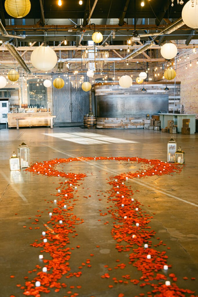 Ogden Utah surprise wedding proposal photographed by Poppy & Hive Photography. Surprise proposal at the Copper Nickel in Ogden.